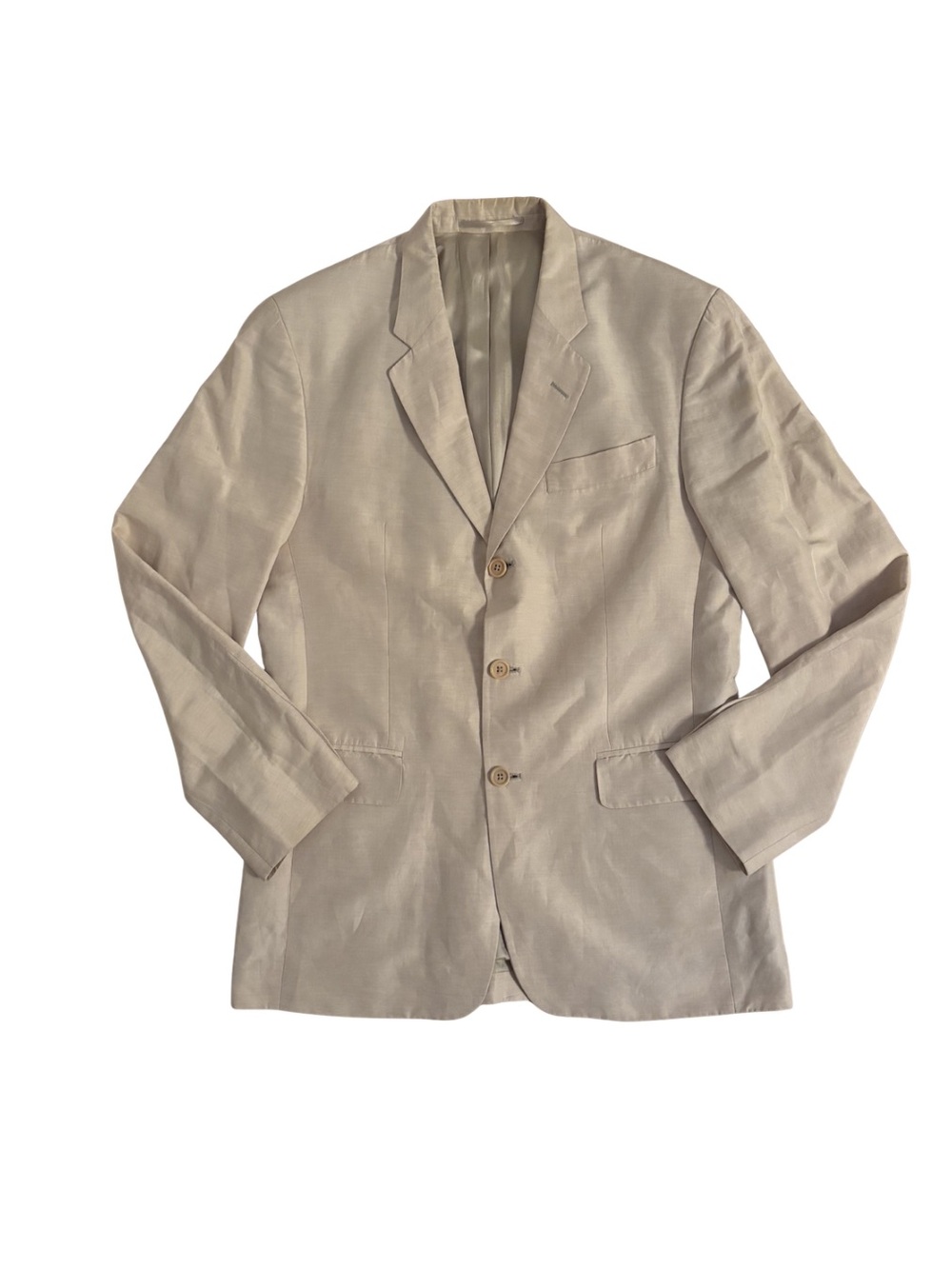 Jigsaw London Blush Silk Linen Blazer Jacket